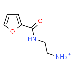 ChemSpider 2D Image | 2-(2-Furoylamino)ethanaminium | C7H11N2O2
