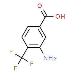 ChemSpider 2D Image | 3-Amino-4-(trifluoromethyl)benzoic acid | C8H6F3NO2