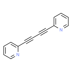 ChemSpider 2D Image | 2,2'-Buta-1,3-diyne-1,4-diyldipyridine | C14H8N2