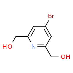 ChemSpider 2D Image | 4-Bromo-2,6-pyridinedimethanol | C7H8BrNO2