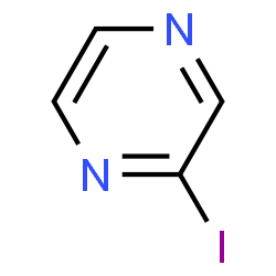ChemSpider 2D Image | Iodopyrazine | C4H3IN2