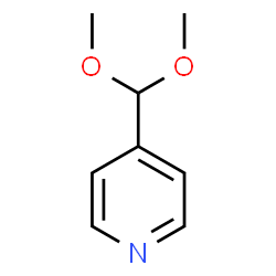 ChemSpider 2D Image | 4-(Dimethoxymethyl)pyridine | C8H11NO2