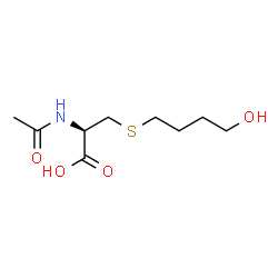 ChemSpider 2D Image | N-Acetyl-S-(4-hydroxybutyl)-L-cysteine | C9H17NO4S