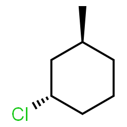 ChemSpider 2D Image | (1S,3S)-1-Chloro-3-methylcyclohexane | C7H13Cl