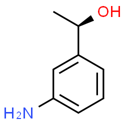 ChemSpider 2D Image | (1R)-1-(3-Aminophenyl)ethanol | C8H11NO