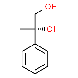 ChemSpider 2D Image | (2S)-2-Phenyl-1,2-propanediol | C9H12O2