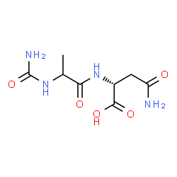 ChemSpider 2D Image | N-Carbamoylalanyl-D-asparagine | C8H14N4O5