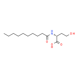 ChemSpider 2D Image | N-Decanoyl-D-homoserine | C14H27NO4