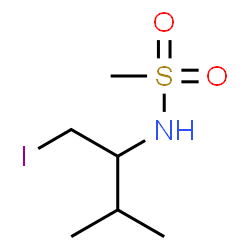 ChemSpider 2D Image | N-(1-Iodo-3-methyl-2-butanyl)methanesulfonamide | C6H14INO2S