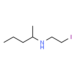 ChemSpider 2D Image | N-(2-Iodoethyl)-2-pentanamine | C7H16IN