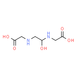 ChemSpider 2D Image | 2,2'-[(1-Hydroxy-1,2-ethanediyl)diimino]diacetic acid | C6H12N2O5