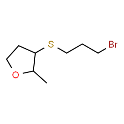 ChemSpider 2D Image | 2,5-Anhydro-3-S-(3-bromopropyl)-1,4-dideoxy-3-thiopentitol | C8H15BrOS