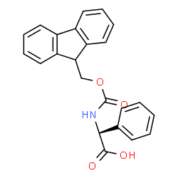 ChemSpider 2D Image | Fmoc-Phg-OH | C23H19NO4