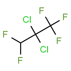 ChemSpider 2D Image | 2,2-Dichloro-1,1,1,3,3-pentafluoropropane | C3HCl2F5