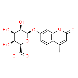 ChemSpider 2D Image | 4-Methyl-2-oxo-2H-chromen-7-yl beta-L-talopyranosiduronate | C16H15O9