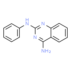 ChemSpider 2D Image | N~2~-Phenyl-2,4-quinazolinediamine | C14H12N4