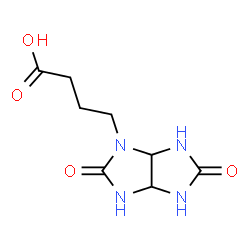 ChemSpider 2D Image | 4-(2,5-DIOXO-HEXAHYDRO-IMIDAZO[4,5-D]IMIDAZOL-1-YL)-BUTYRIC ACID | C8H12N4O4