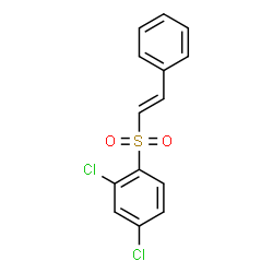 ChemSpider 2D Image | 2,4-Dichlorophenyl (E)-2-phenylvinyl sulfone | C14H10Cl2O2S