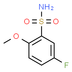 ChemSpider 2D Image | 5-Fluoro-2-methoxybenzenesulfonamide | C7H8FNO3S