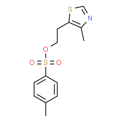 ChemSpider 2D Image | 2-(4-Methyl-1,3-thiazol-5-yl)ethyl 4-methylbenzenesulfonate | C13H15NO3S2