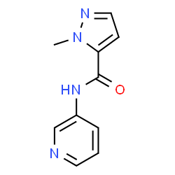 ChemSpider 2D Image | 1-Methyl-N-(3-pyridinyl)-1H-pyrazole-5-carboxamide | C10H10N4O