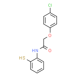 ChemSpider 2D Image | 2-(4-Chlorophenoxy)-N-(2-sulfanylphenyl)acetamide | C14H12ClNO2S