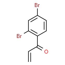 ChemSpider 2D Image | 1-(2,4-Dibromophenyl)-2-propen-1-one | C9H6Br2O
