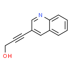 ChemSpider 2D Image | 3-(3-Quinolinyl)-2-propyn-1-ol | C12H9NO
