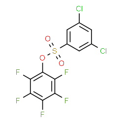 ChemSpider 2D Image | Pentafluorophenyl 3,5-dichlorobenzenesulfonate | C12H3Cl2F5O3S