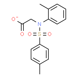 ChemSpider 2D Image | {(2-Methylphenyl)[(4-methylphenyl)sulfonyl]amino}acetate | C16H16NO4S