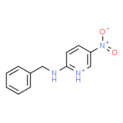 ChemSpider 2D Image | 2-(Benzylamino)-5-nitropyridinium | C12H12N3O2