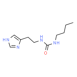 ChemSpider 2D Image | 1-Butyl-3-[2-(1H-imidazol-4-yl)ethyl]urea | C10H18N4O