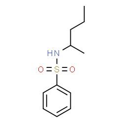 ChemSpider 2D Image | N-(2-Pentanyl)benzenesulfonamide | C11H17NO2S