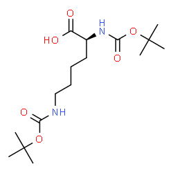 ChemSpider 2D Image | Boc-Lys(Boc)-OH | C16H30N2O6
