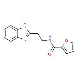 ChemSpider 2D Image | N-[2-(1H-Benzimidazol-2-yl)ethyl]-2-furamide | C14H13N3O2
