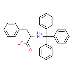 ChemSpider 2D Image | (2S)-3-Phenyl-2-(tritylammonio)propanoate | C28H25NO2