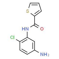 ChemSpider 2D Image | N-(5-Amino-2-chlorophenyl)-2-thiophenecarboxamide | C11H9ClN2OS