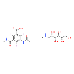 ChemSpider 2D Image | Meglumine iotalamate | C18H26I3N3O9