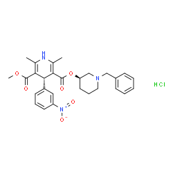 ChemSpider 2D Image | benidipine hydrochloride | C28H32ClN3O6