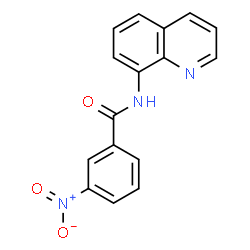 ChemSpider 2D Image | 3-Nitro-N-(8-quinolinyl)benzamide | C16H11N3O3