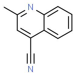 ChemSpider 2D Image | 4-Cyano-2-methylquinoline | C11H8N2