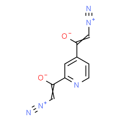 ChemSpider 2D Image | 1,1'-Pyridine-2,4-diylbis(2-diazoethanone) | C9H5N5O2