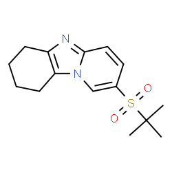ChemSpider 2D Image | 2-(tert-butylsulfonyl)-6,7,8,9-tetrahydropyrido[1,2-a]benzimidazole | C15H20N2O2S
