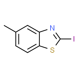 ChemSpider 2D Image | 2-Iodo-5-methyl-1,3-benzothiazole | C8H6INS