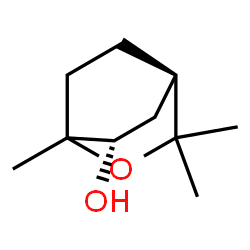 ChemSpider 2D Image | (4R,6S)-1,3,3-Trimethyl-2-oxabicyclo[2.2.2]octan-6-ol | C10H18O2