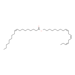 ChemSpider 2D Image | (9Z,12Z,15Z)-9,12,15-Octadecatrien-1-yl (9Z)-9-octadecenoate | C36H64O2