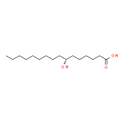 ChemSpider 2D Image | (7R)-7-Hydroxyhexadecanoic acid | C16H32O3