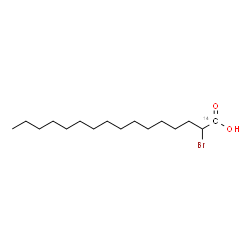 ChemSpider 2D Image | 2-Bromo(1-~14~C)hexadecanoic acid | C1514CH31BrO2