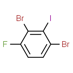 ChemSpider 2D Image | 1,3-Dibromo-4-fluoro-2-iodobenzene | C6H2Br2FI