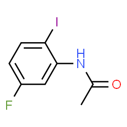 ChemSpider 2D Image | N-(5-Fluoro-2-iodophenyl)acetamide | C8H7FINO